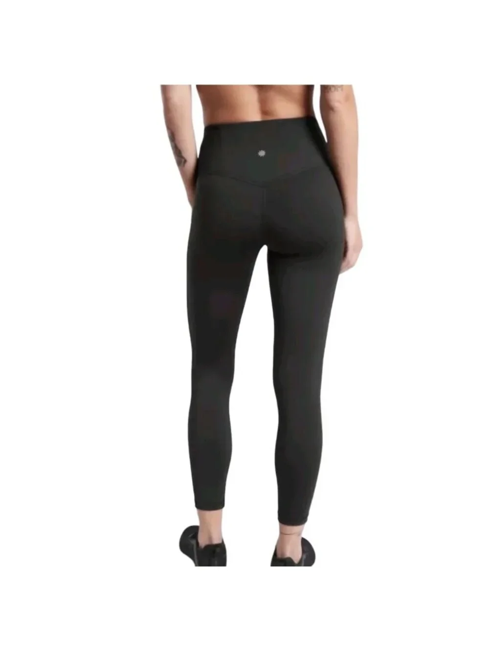 Athleta Womens Elation Train 7/8 Tights 981878 Black Sz L High-Waisted Stretch - Picture 15 of 16